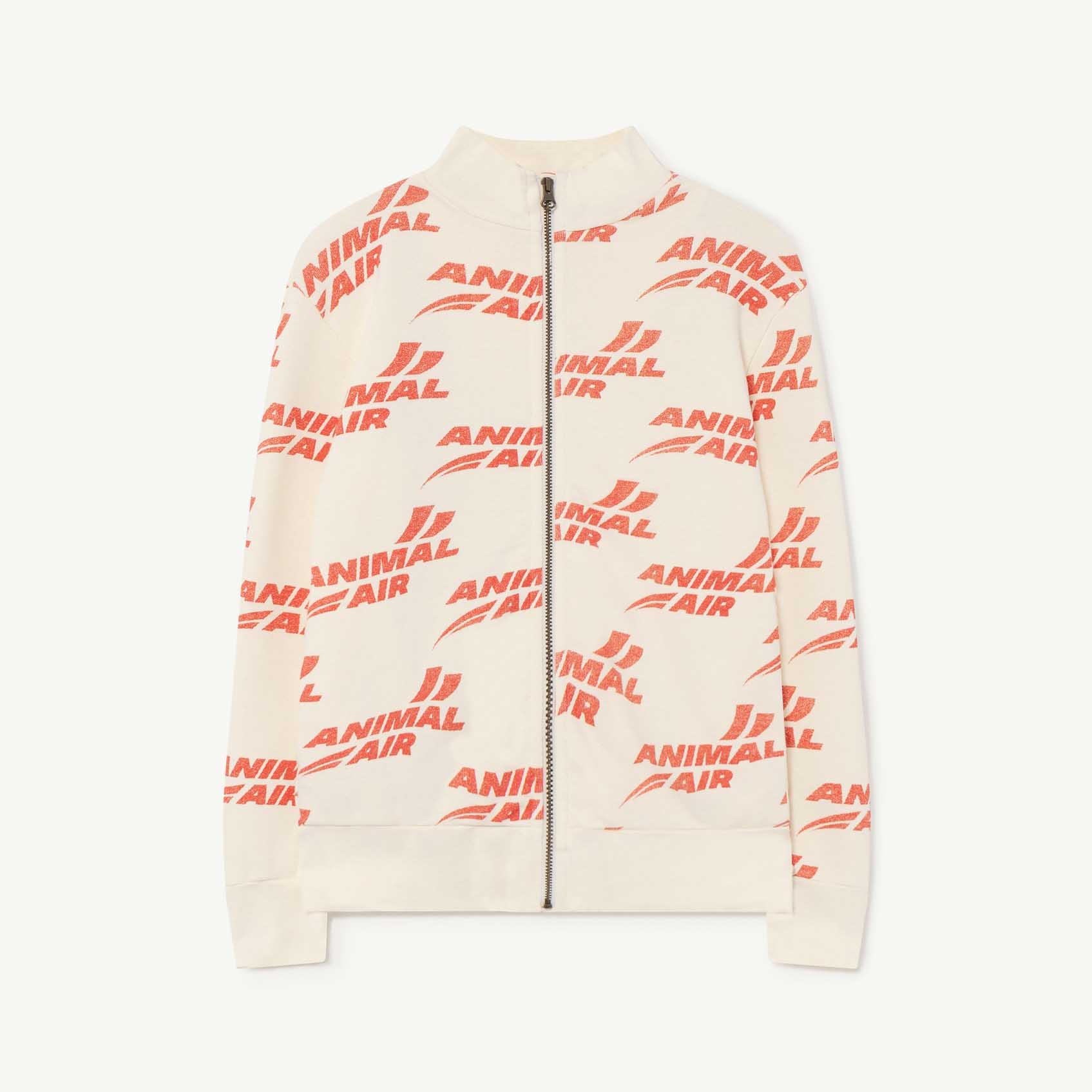 The Animals Observatory ZEBRA KIDS SWEATSHIRT White Animal Air