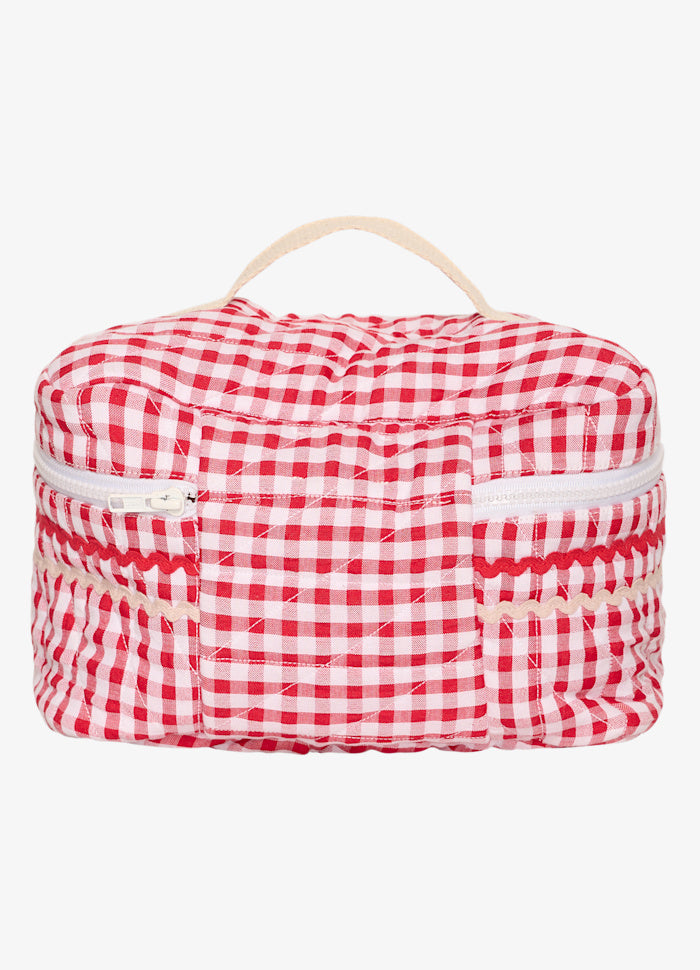PRE-ORDER Sissel Bucket Bag Red Checks