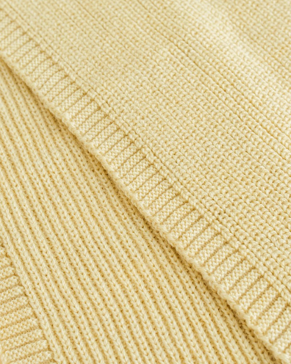 zoom in Sjaal gustave light yellow hvid