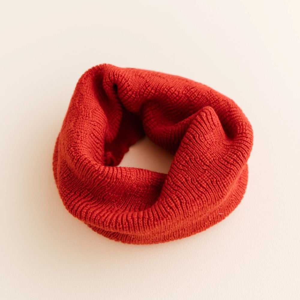 Sjaal red voorzijde hvid