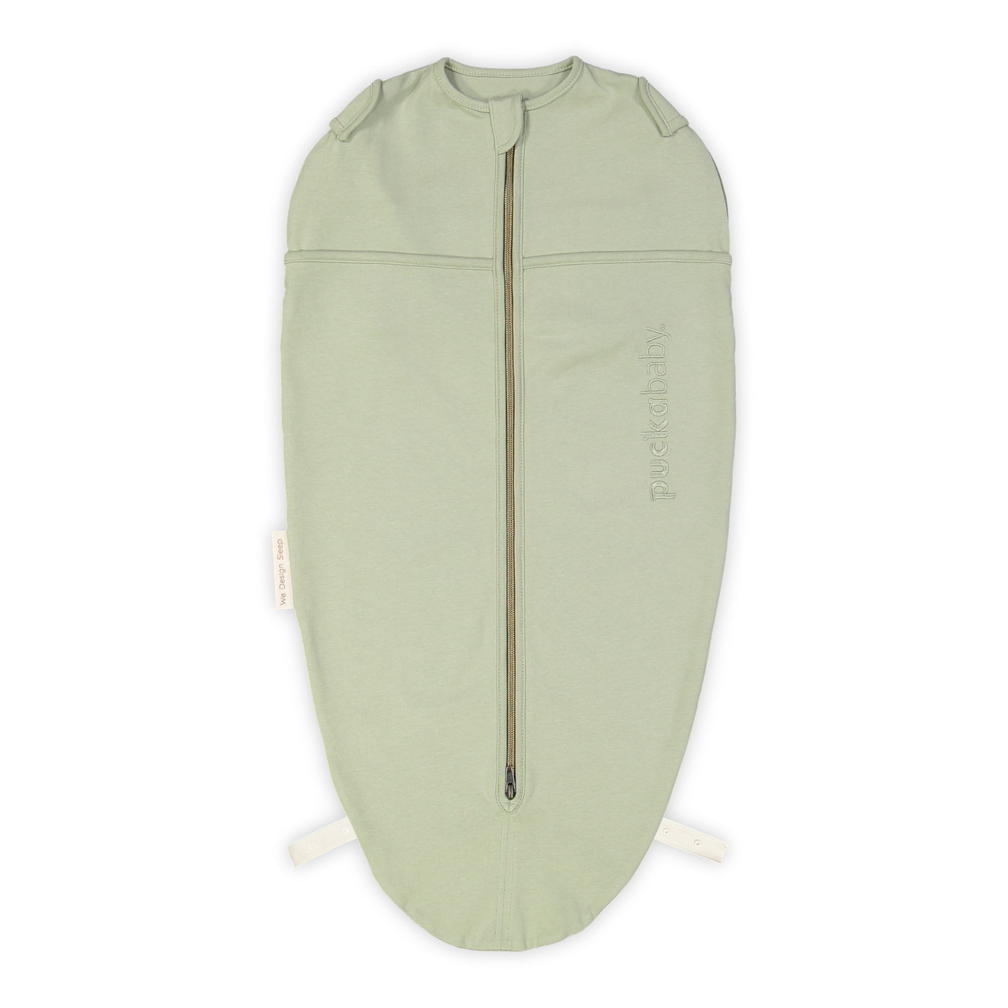 Voorzijde Slaapzak 3M-6M Olive Puckababy