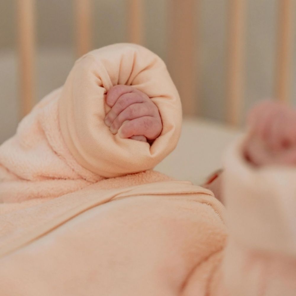 Slaapzak Winter 0-6M Teddy Peach