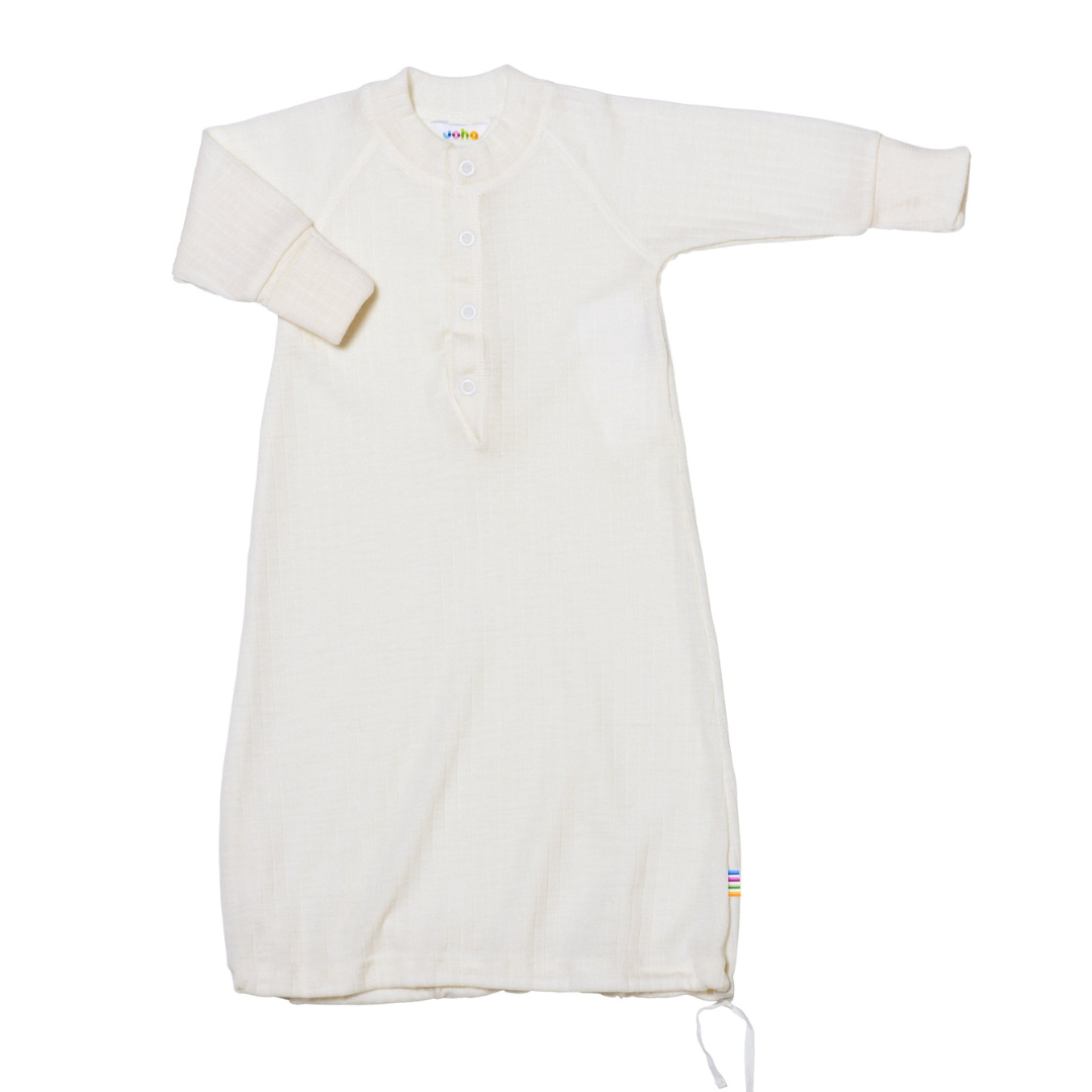 Slaapzak merinowol naturel Joha voorzijde.