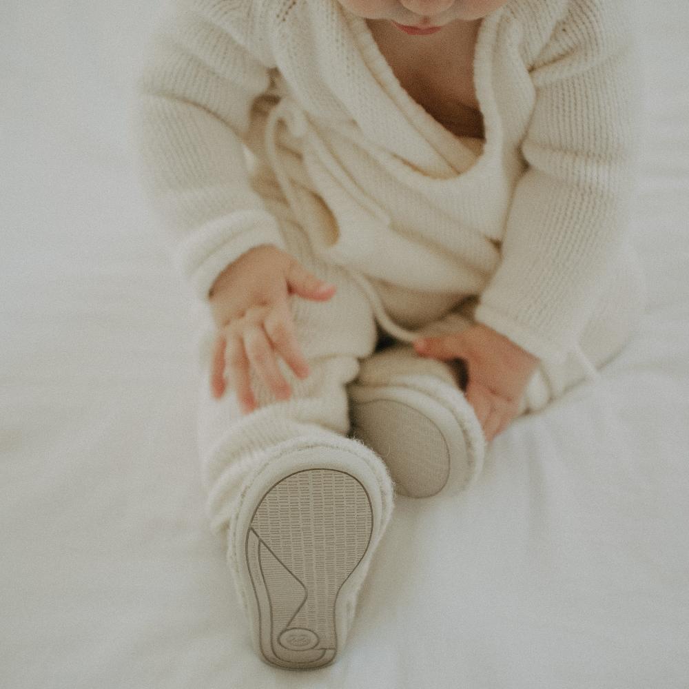 Slippers wool sand Enfant lifestyle