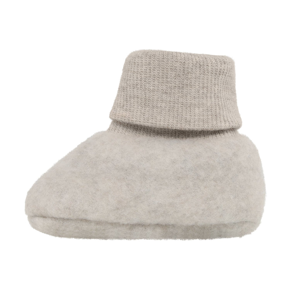Slofjes wolfleece camel tweelaags