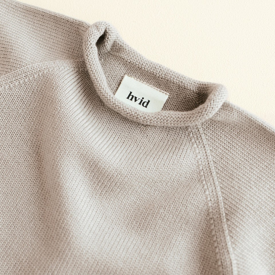 Sweater pebble label hvid
