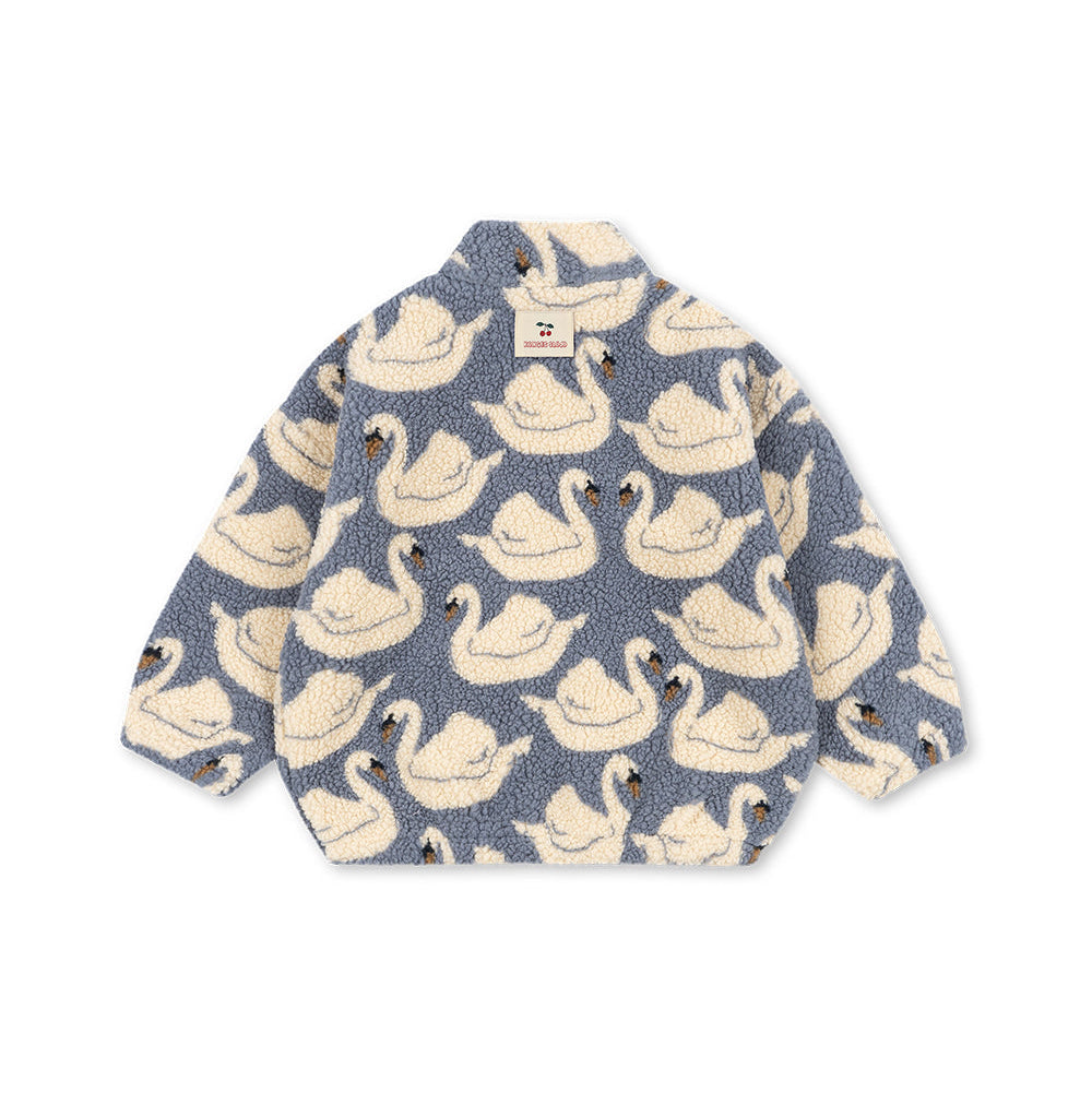 Teddy jacket zwanen