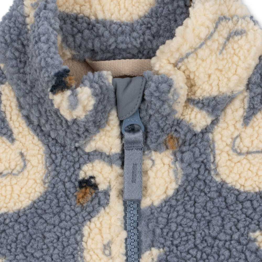 Teddy jacket zwanen