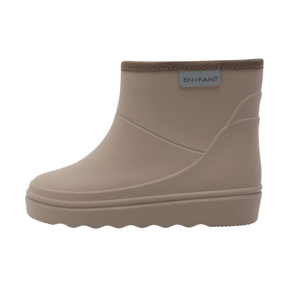 Bottes thermiques basses enfant écorce de pin
