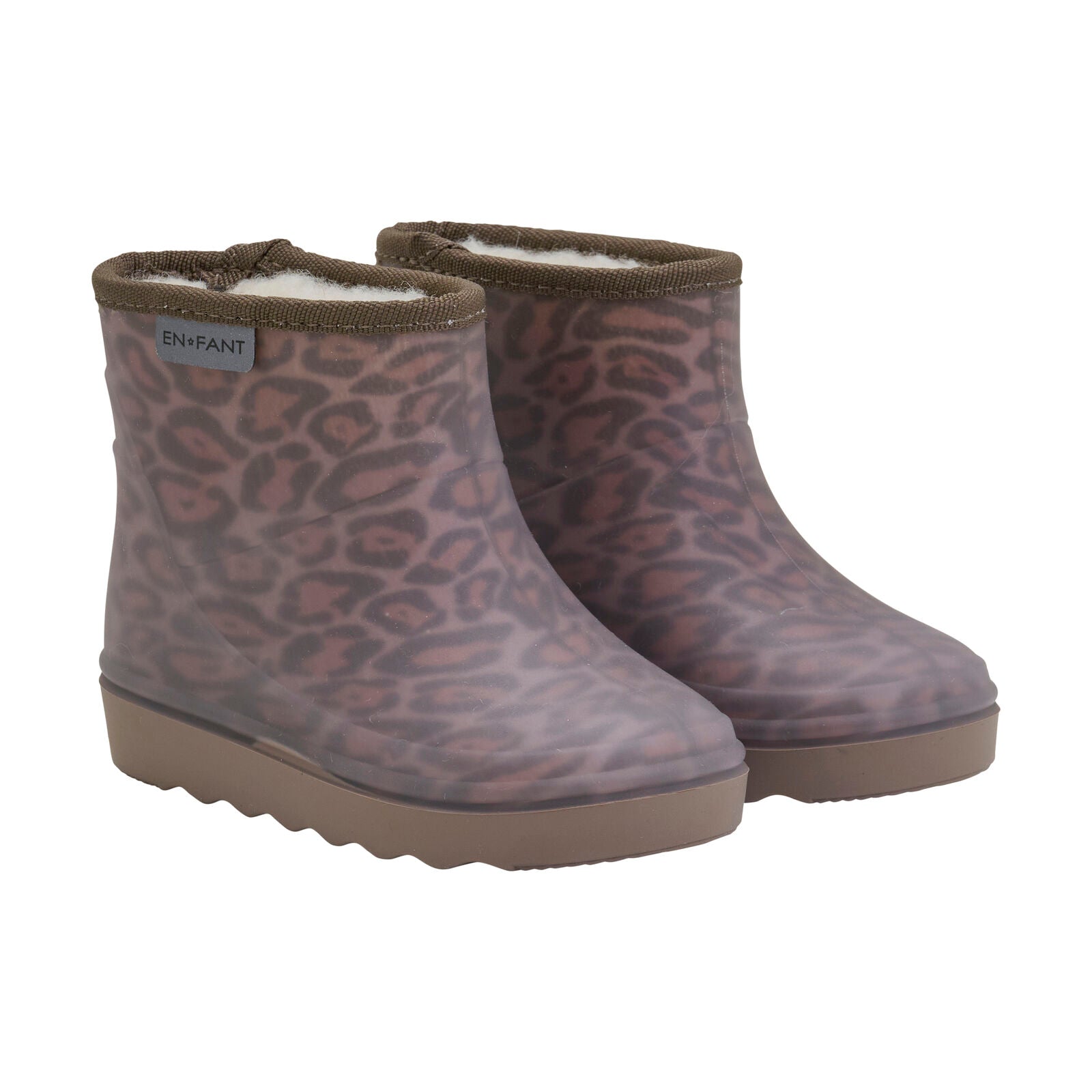 Thermoboots laag leopard enfant