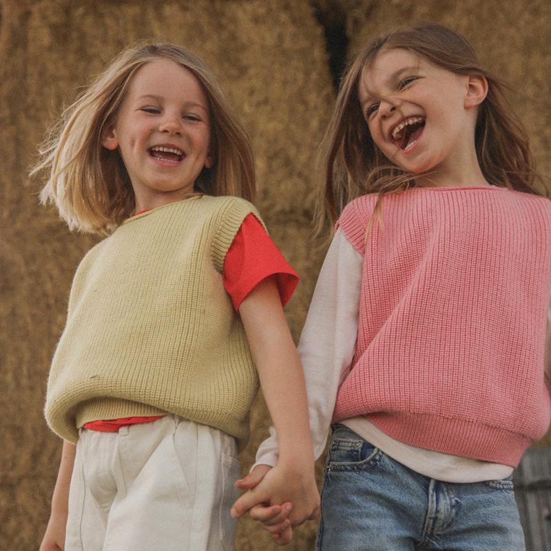 Vest kids bubblegum Hvid lifestyle 4.