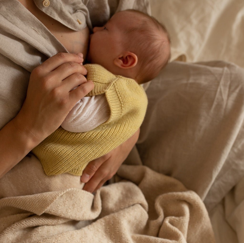 Vest harvey baby light yellow Hvid.