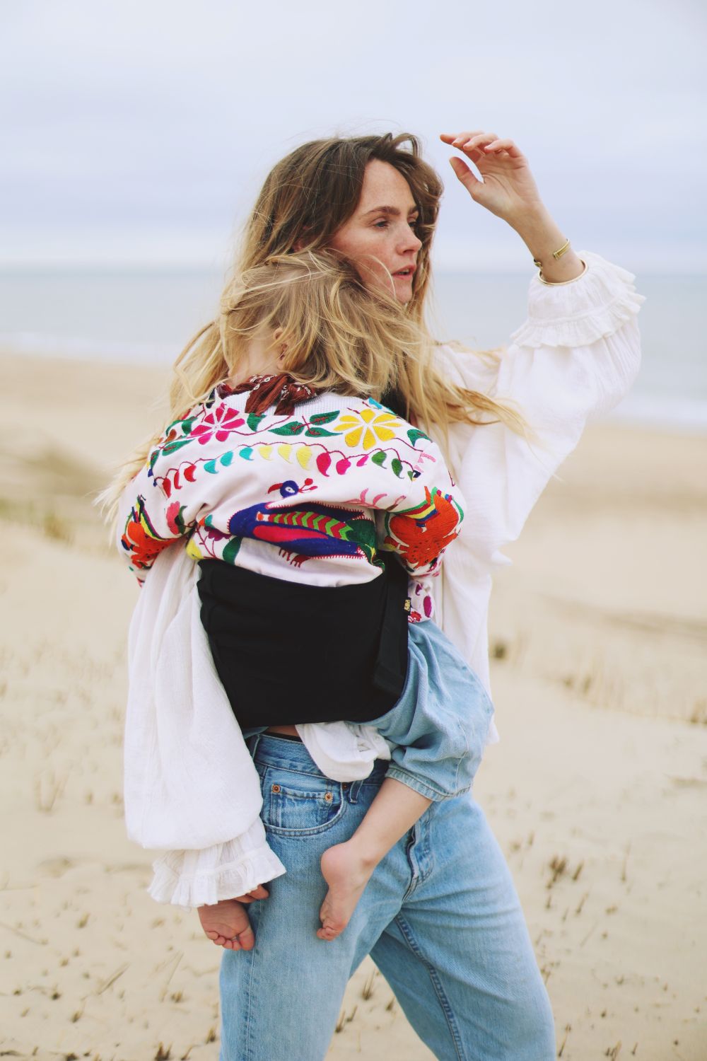 Kinder draagzak zwart