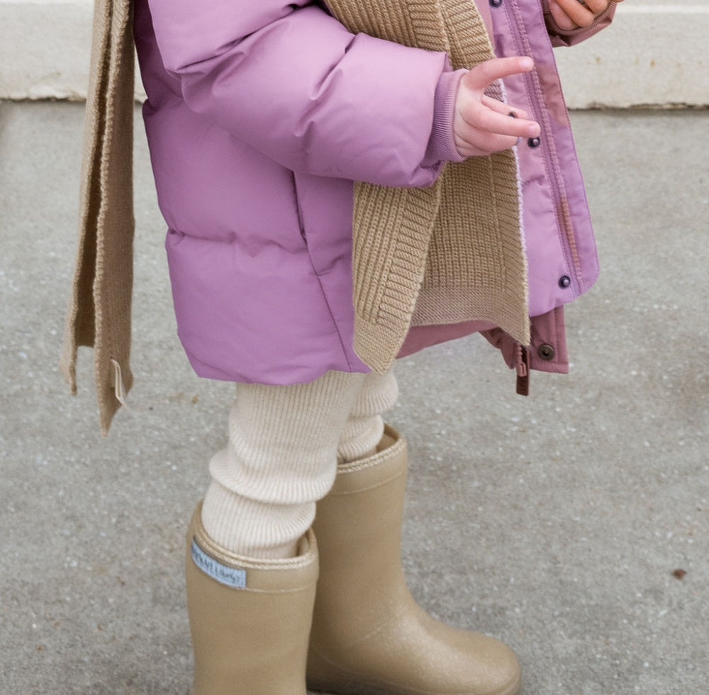 Winterjas lavender enfant