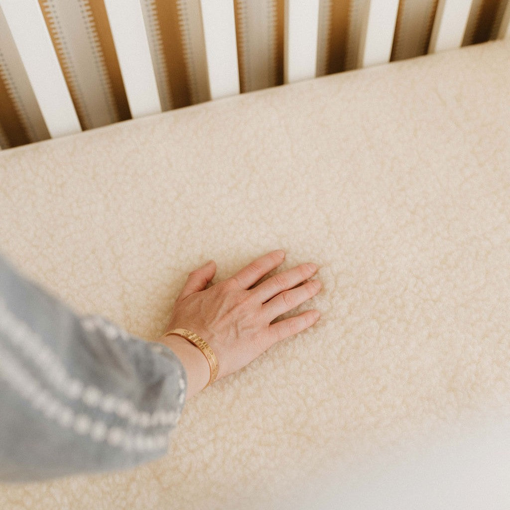 Drap-housse berceau 100% laine naturelle