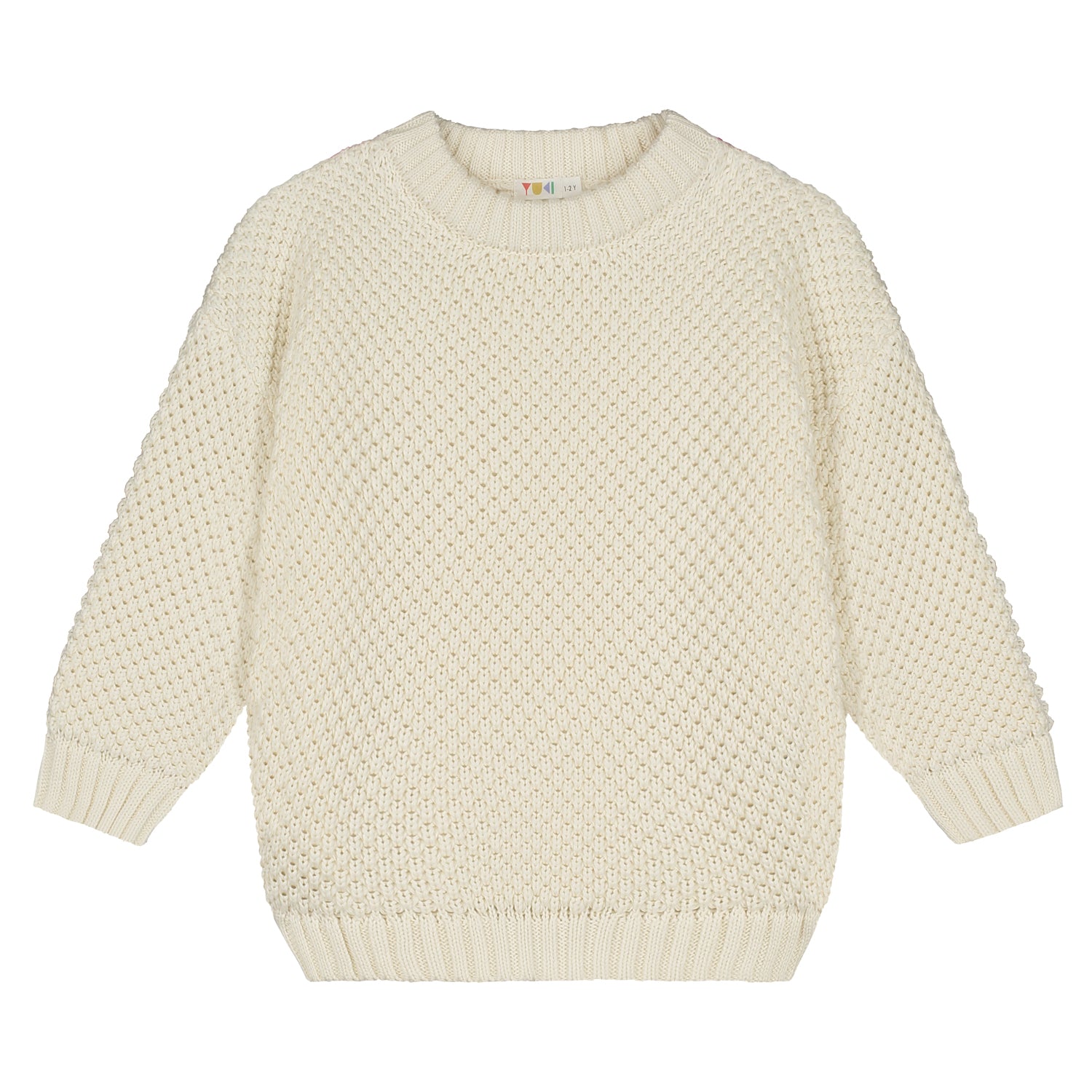 Witte trui gebreid van het merk Yuki