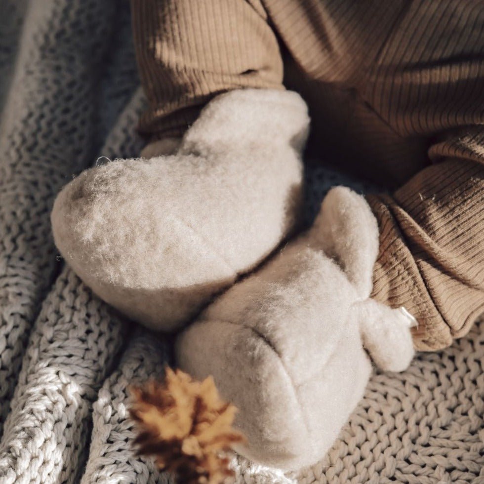 Babyslofjes newborn merinowol - Charly's