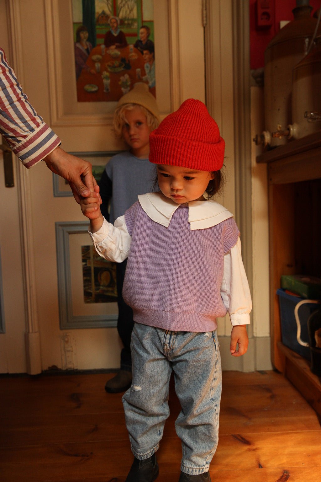 Beanie rood - Charly's