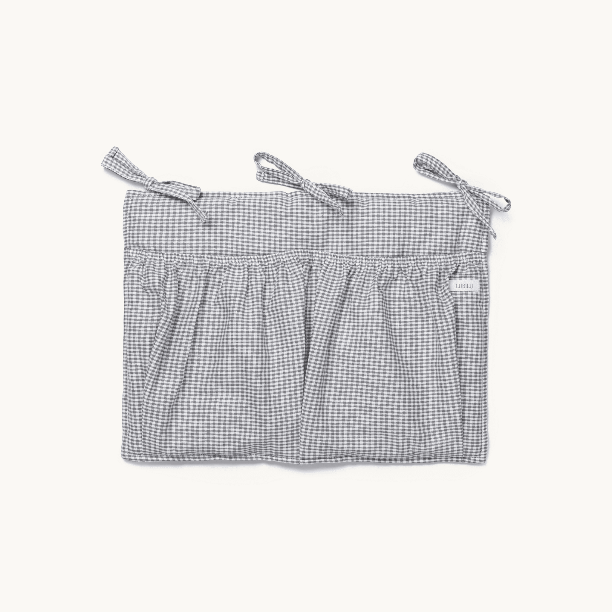 Bedpocket grijs ruitjes - Charly's