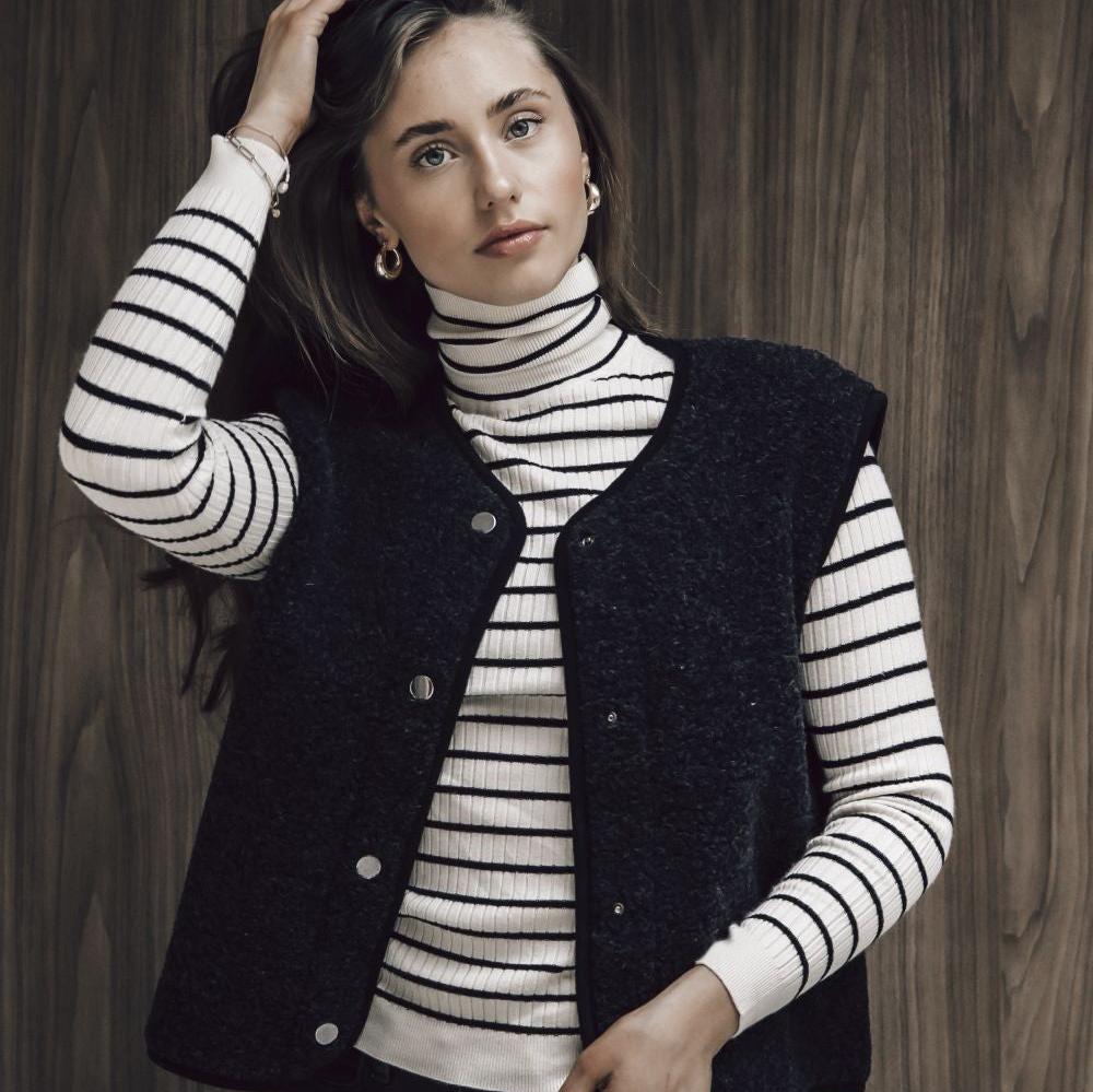 Bodywarmer black adult - Charly's