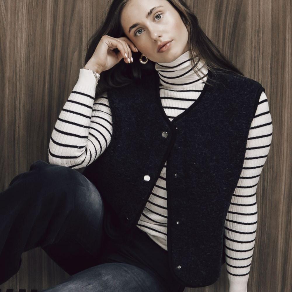 Bodywarmer black adult - Charly's