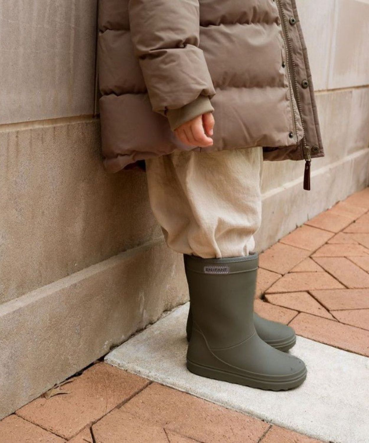 Bottes thermiques ivy green pour enfants et adultes