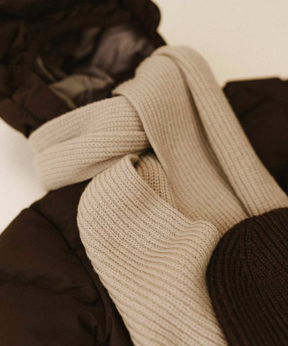 Manteau d'hiver enfant couleur grain de café