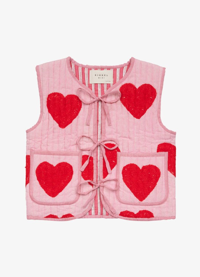 Honey mini quilted suzani Vest - Charly's