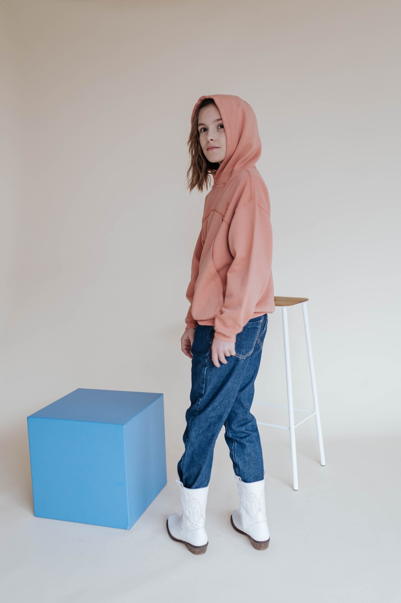 Hoodie - Dusty coral - Charly's