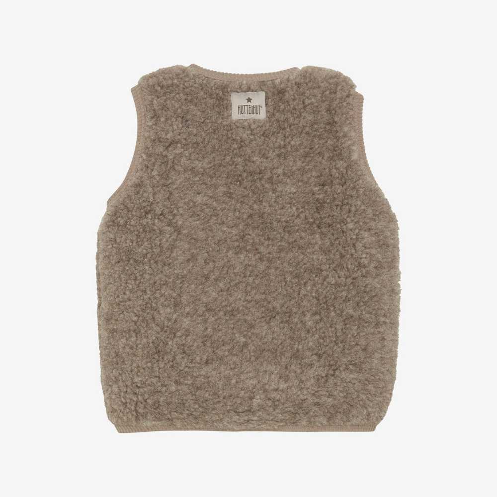 Bodywarmer merinowool bruin