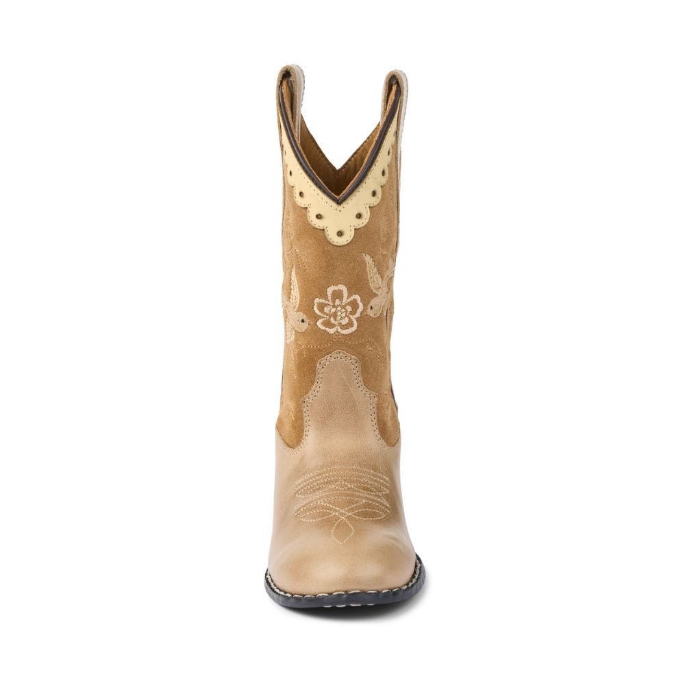 Laarzen beige suede - Charly's