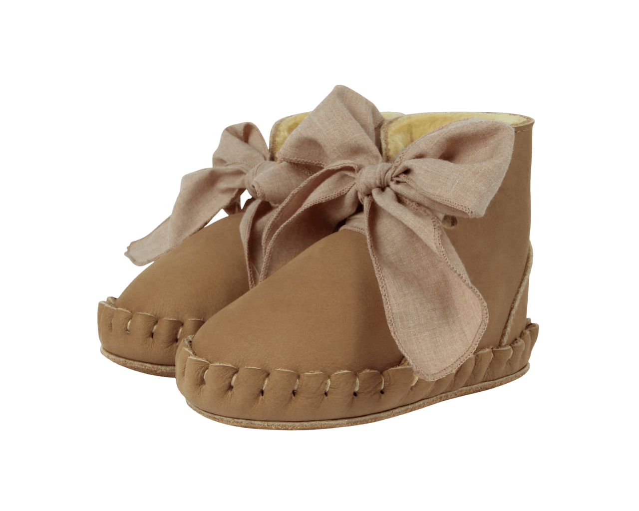Pina organza booties truffle nubuck - Charly's