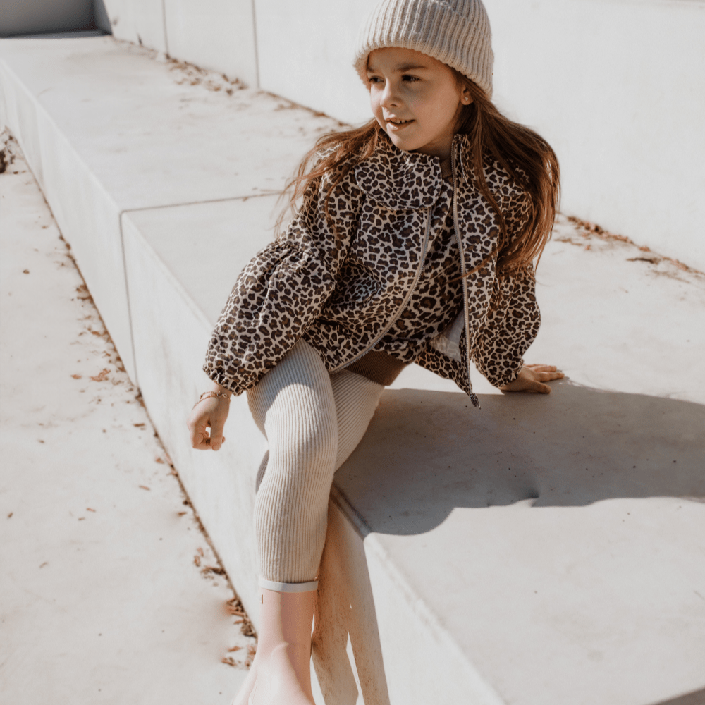 Rib legging sandshell - Charly's