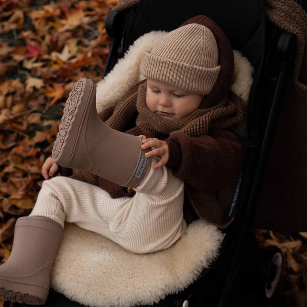 Rib legging sandshell - Charly's