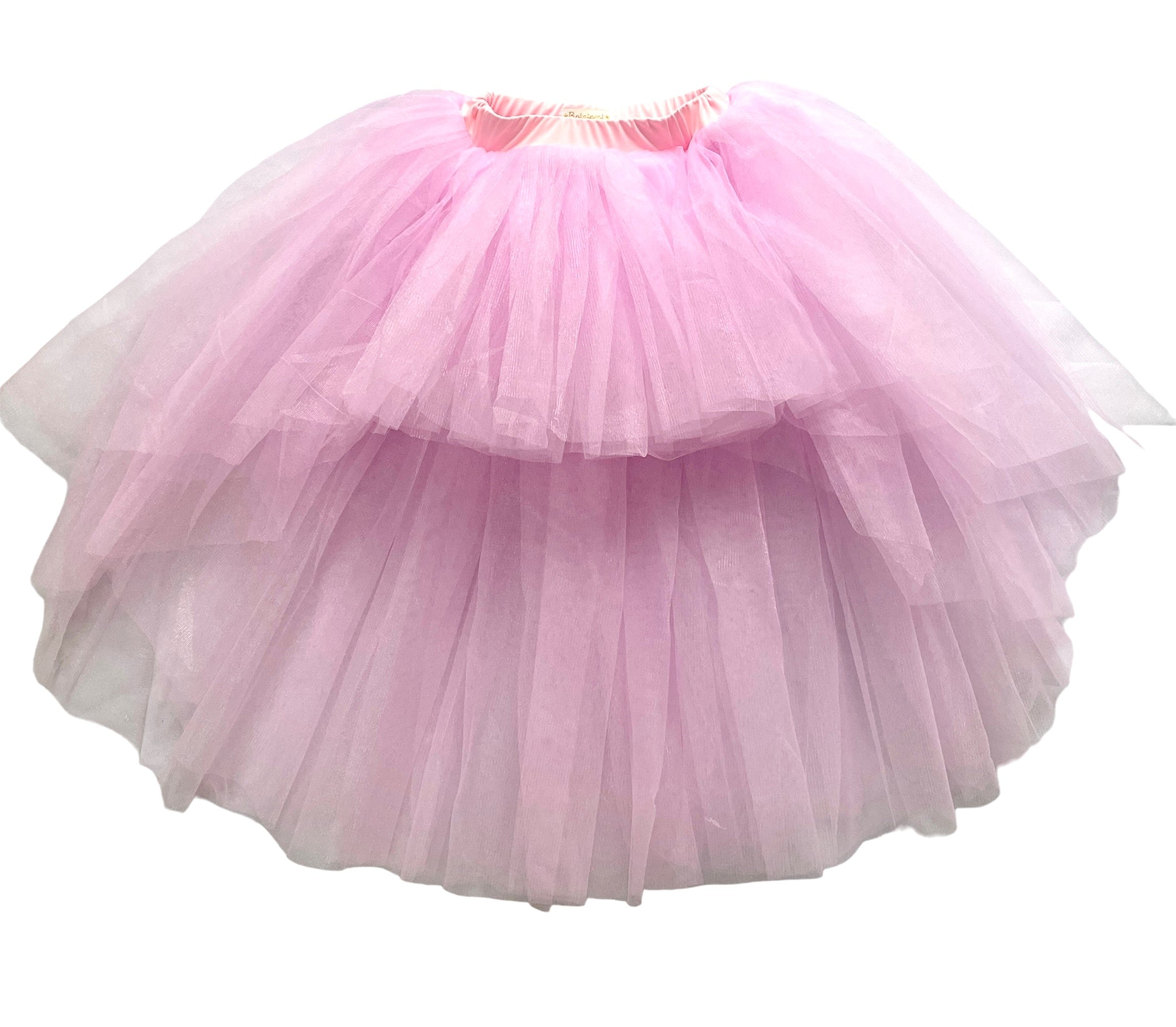 Een tule tutu in de kleur rose voor kinderen (kinderen) meisjes van het Ratatam.