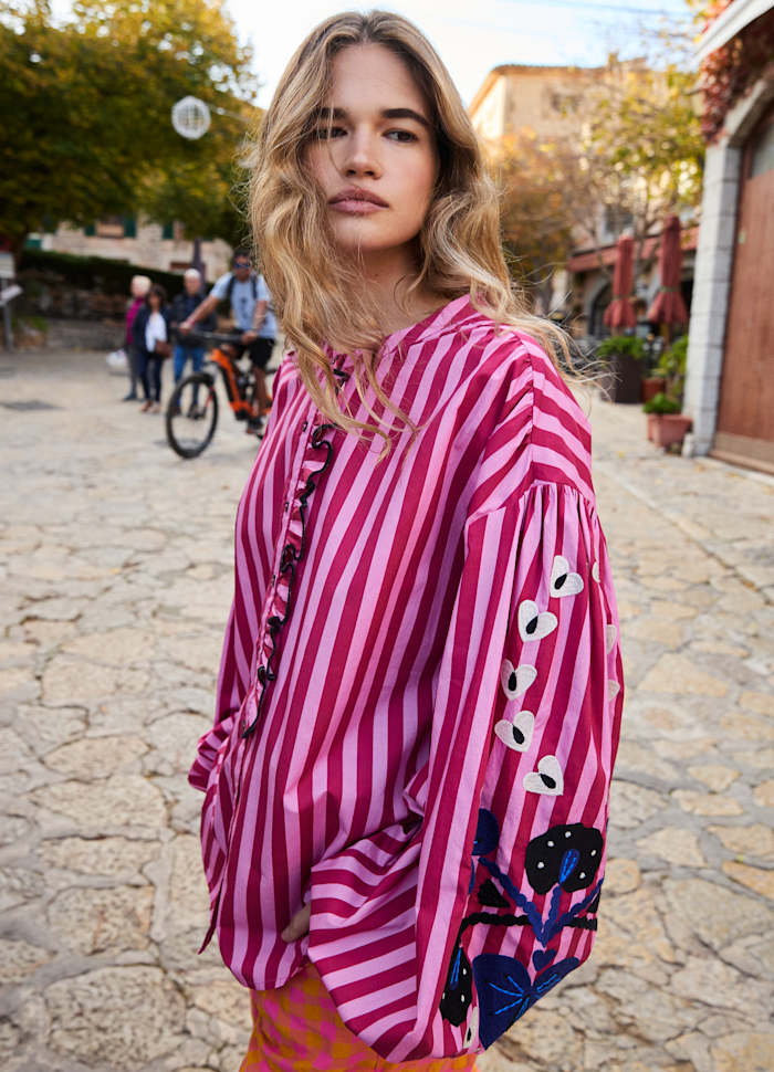 sissel eldelbo Patricia Shirt Pink Passion lifestyle
