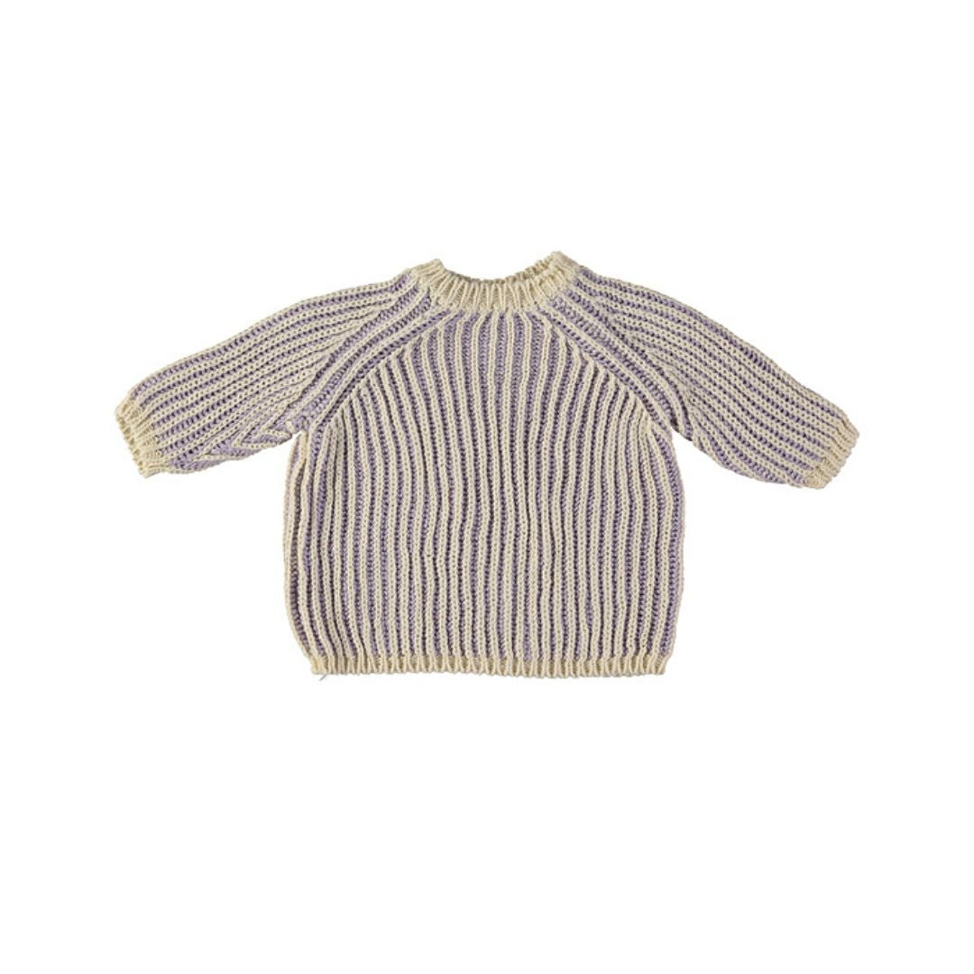 Trui lila tricot - Charly's