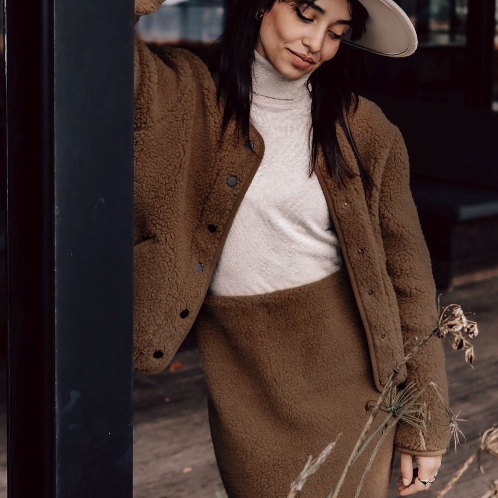 Vest teddy brown tybs - Charly's