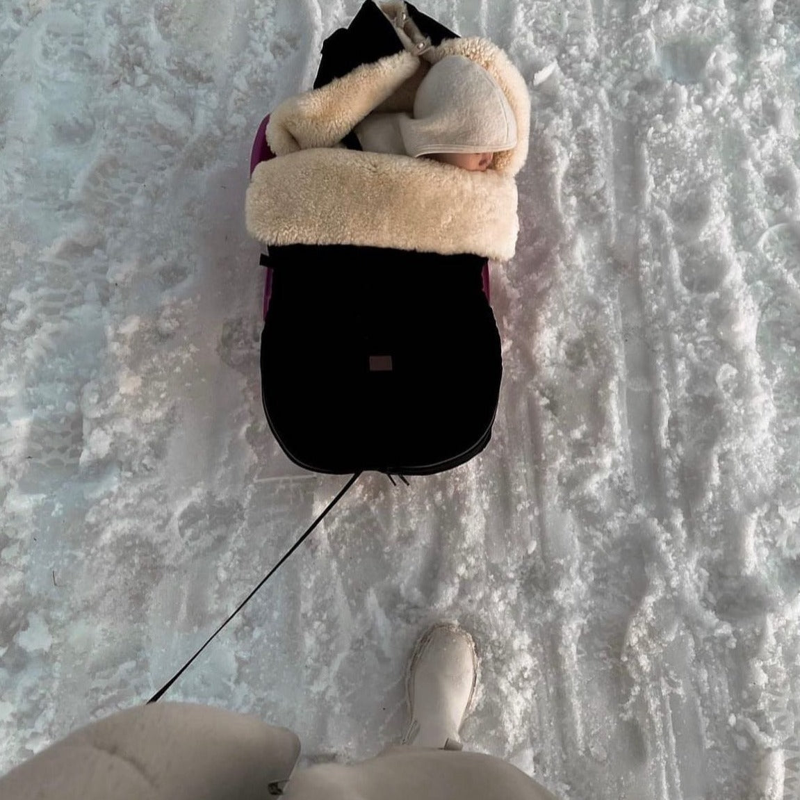 Voetenzak schapenvacht - Charly's