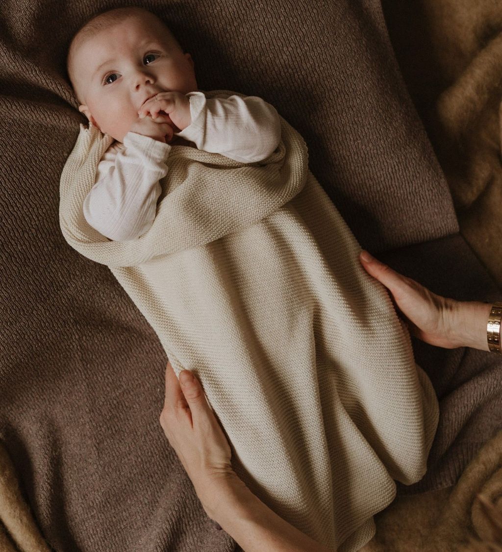 Wikkeldeken wol & zijde 80x90 - Charly's