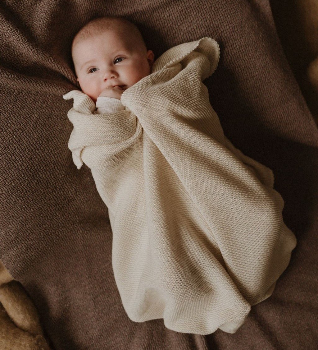 Wikkeldeken wol & zijde 80x90 - Charly's