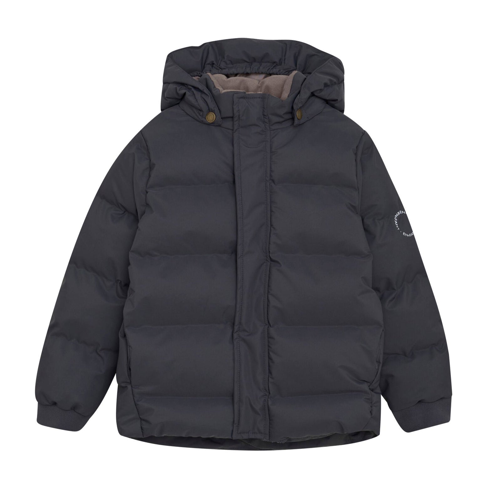 Winterjas ebony grijs enfant - Charly's