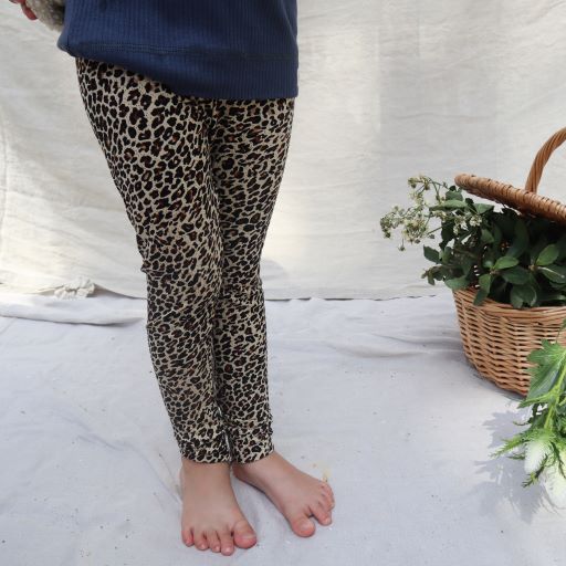 Legging voor baby's en kinderen in Leopard van Mar Mar Copenhagen.