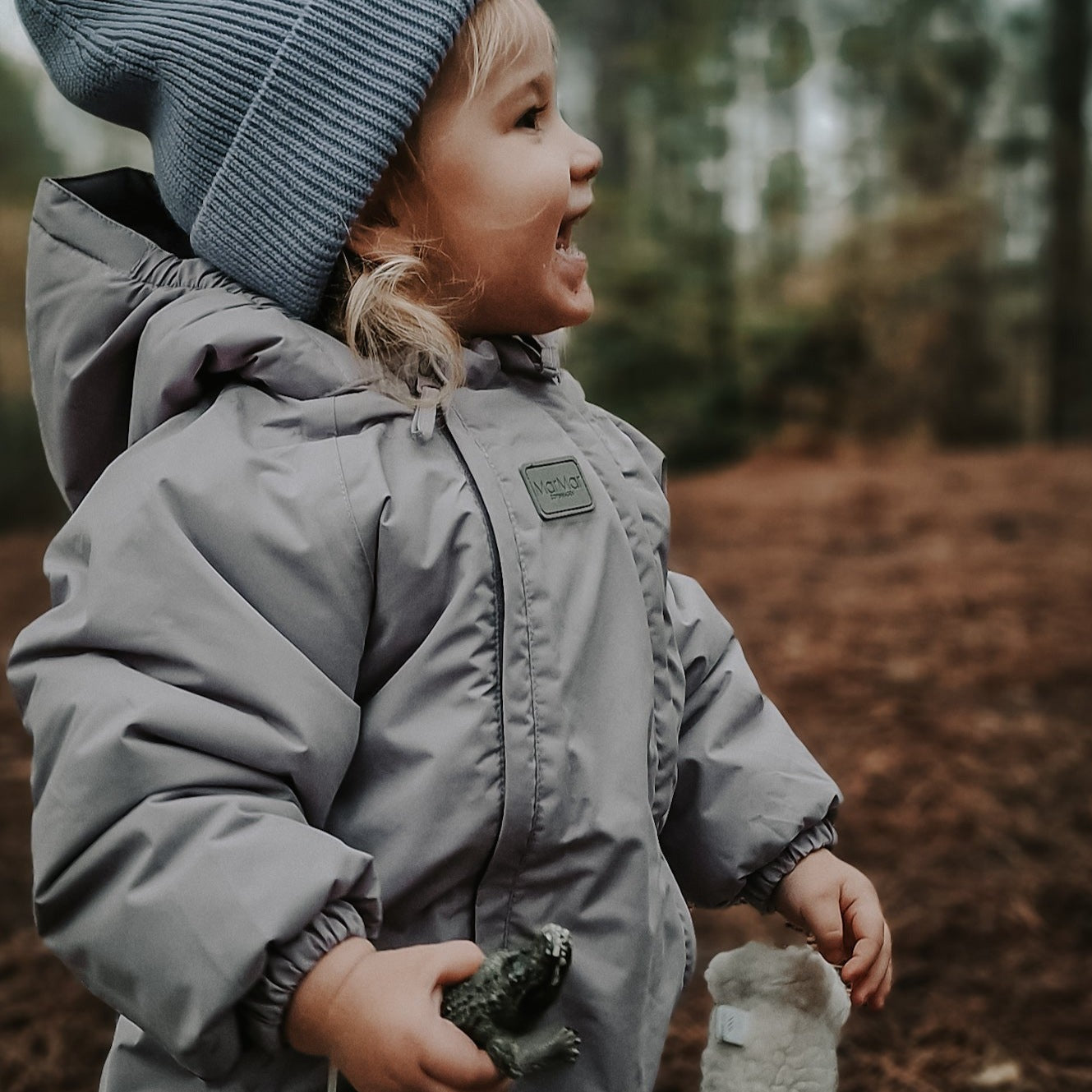 Skipak voor baby's (kinderen) in het paars van Mar Mar Copenhagen.