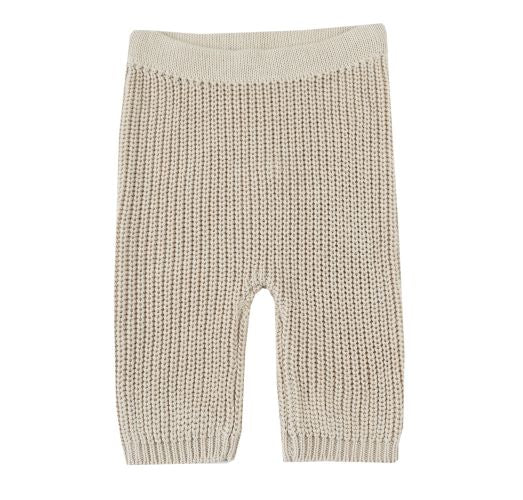 Wollen broek voor babys in de de kleur champagne van Donsje.