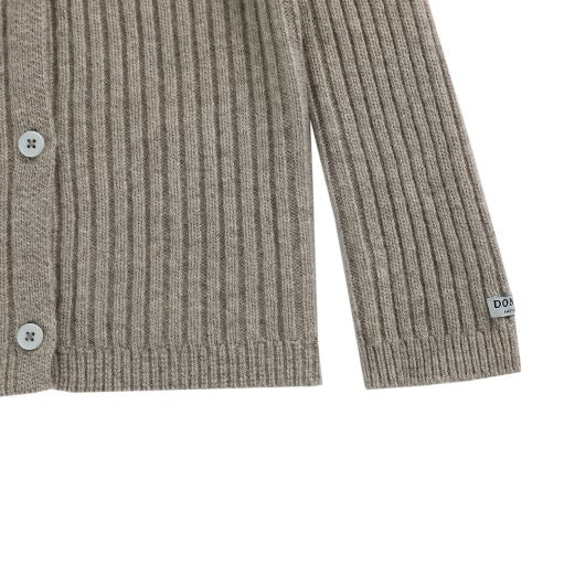 Grijs vest voor kinderen van wol van het merk Donsje