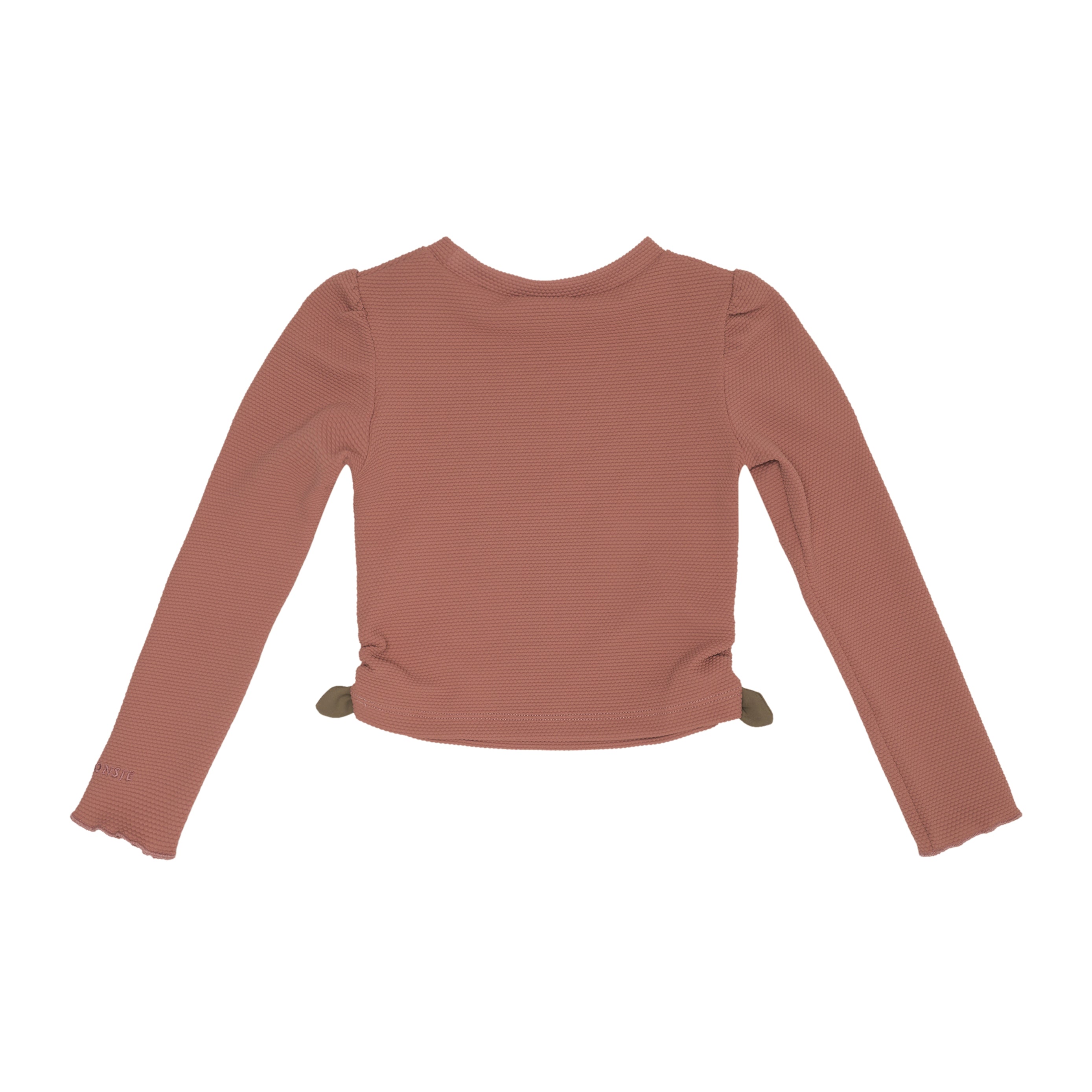 Zwemshirt in het rood voor jonge meisjes van Donsje.