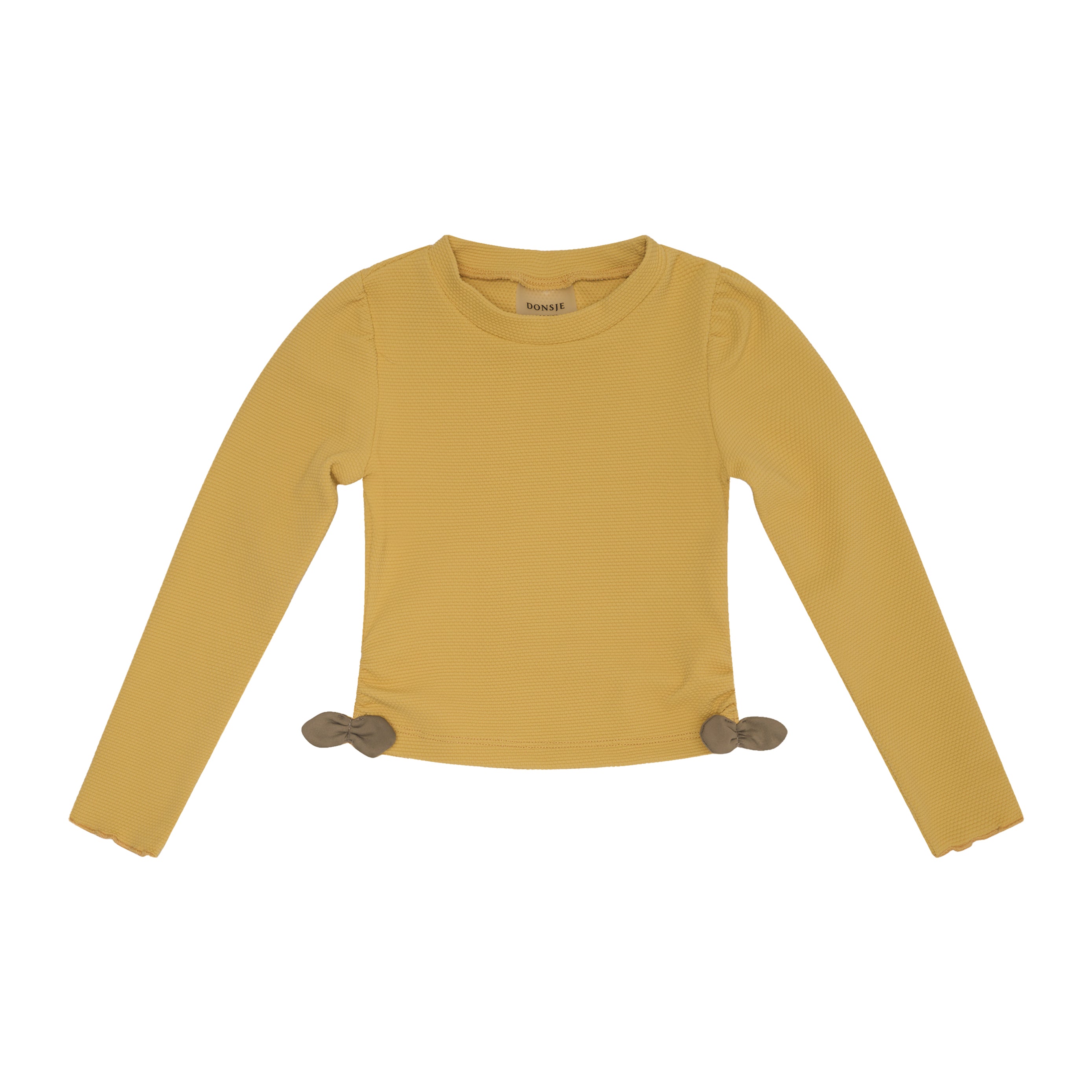 UV zwem bikini met broekje en shirt voor meisjes in de kleur geel van Donsje.