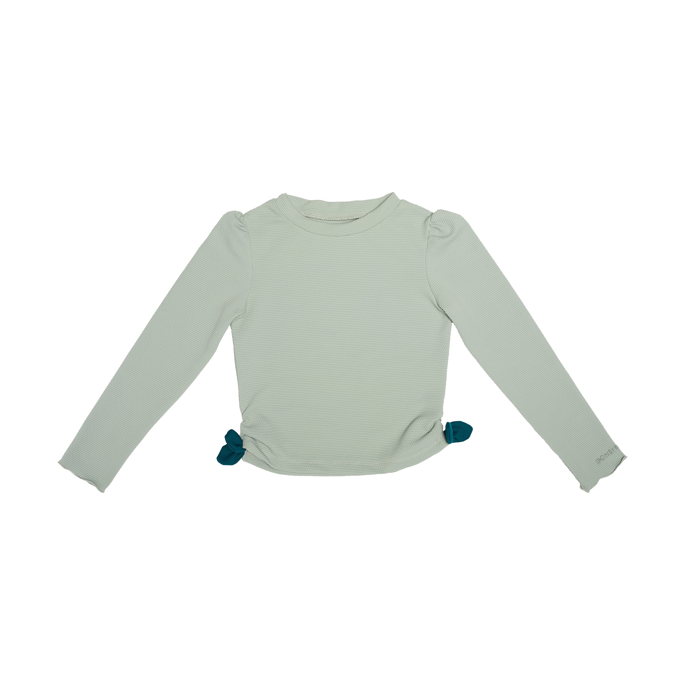 UV zwem bikini met broekje en shirt voor meisjes in de kleur blauw van Donsje.