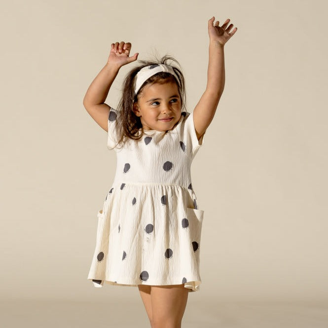 House of Jamie Headband Granite Dots